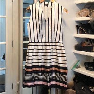 Raoul v-neck silk dress